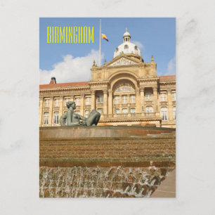 Architectuur in Birmingham, Engeland Briefkaart