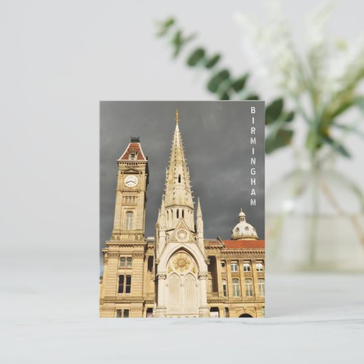 Architectuur in Birmingham, Engeland Briefkaart (Staand voorkant)