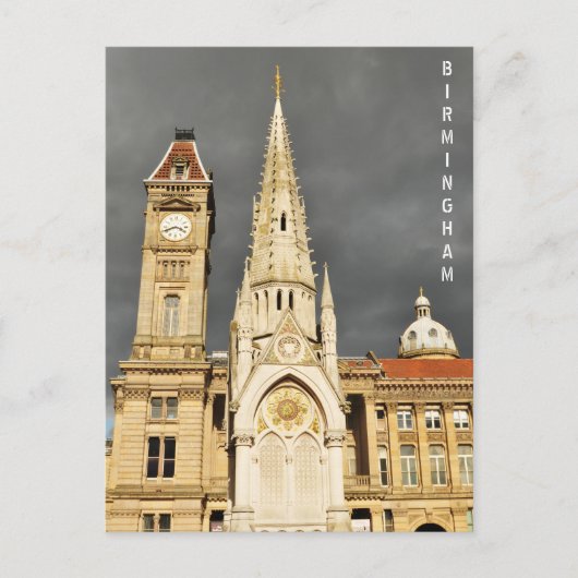 Architectuur in Birmingham, Engeland Briefkaart (Voorkant)