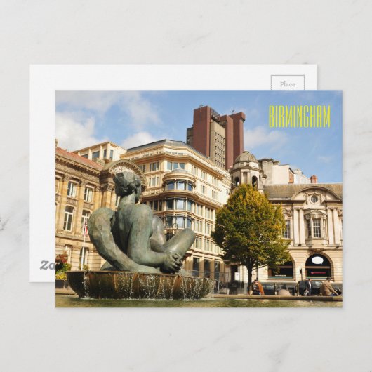 Architectuur in Birmingham, Engeland Briefkaart (Voorkant / Achterkant)
