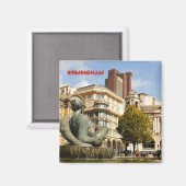 Architectuur in Birmingham, Engeland Magneet (Voorkant / Achterkant)