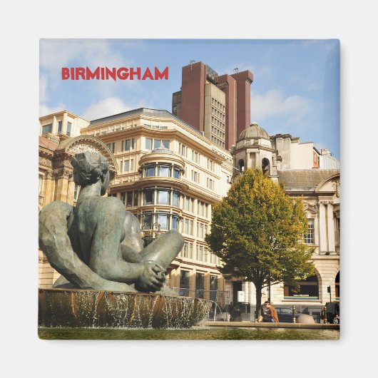 Architectuur in Birmingham, Engeland Magneet (Voorkant)