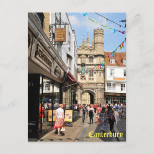 Architectuur in Canterbury, Kent, Engeland Briefkaart