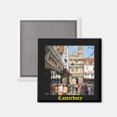 Architectuur in Canterbury, Kent, Engeland Magneet (Voorkant / Achterkant)