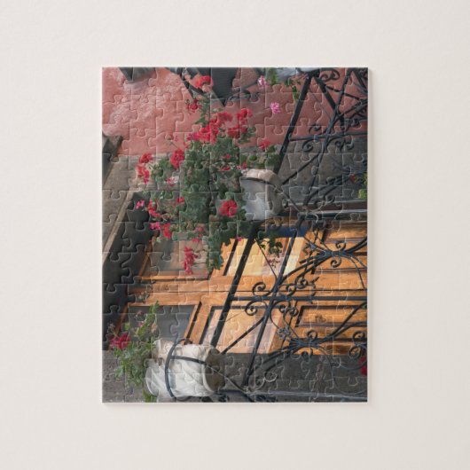 Architectuur in de straten van San Miguel de Legpuzzel (Verticaal)