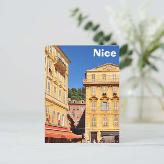 Architectuur in Nice, Frankrijk Briefkaart (Staand voorkant)
