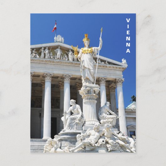Architectuur in Wenen, Oostenrijk Briefkaart (Voorkant)