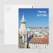 Architectuur in Wenen, Oostenrijk Briefkaart (Voorkant / Achterkant)