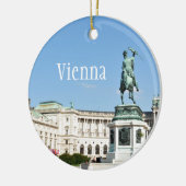 Architectuur in Wenen, Oostenrijk Keramisch Ornament (Links)