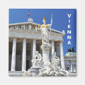 Architectuur in Wenen, Oostenrijk Magneet (Voorkant)