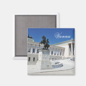 Architectuur in Wenen, Oostenrijk Magneet (Voorkant / Achterkant)