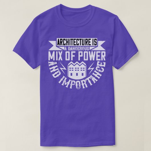 Architectuur is een mix t-shirt (Design voorkant)