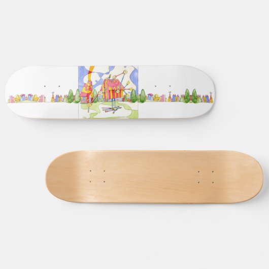 Architectuur is vun Schaats deck Persoonlijk Skateboard (Horizontaal)