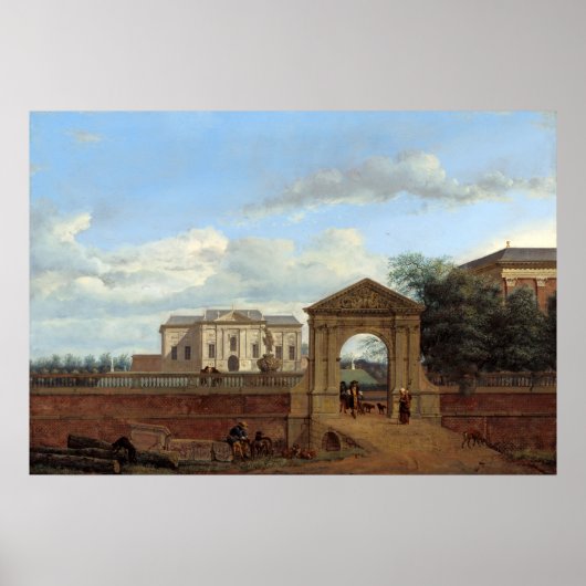 Architectuur - Jan van der Heyden Fine Art Poster (Voorkant)