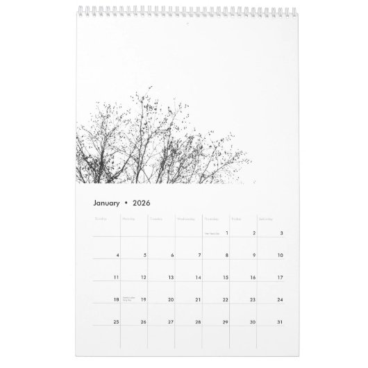 architectuur kalender (Jan 2026)