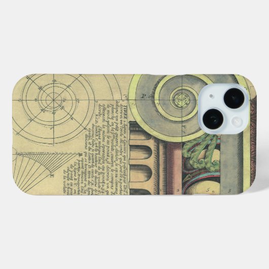  architectuur; Kapitaalvolume van Vignola Case-Mate iPhone Case (Achterkant (horizontaal))