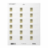 architectuur; Kapitaalvolume van Vignola Etiket (Full Sheet)