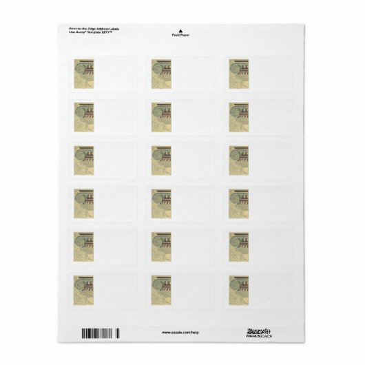 architectuur; Kapitaalvolume van Vignola Etiket (Full Sheet)