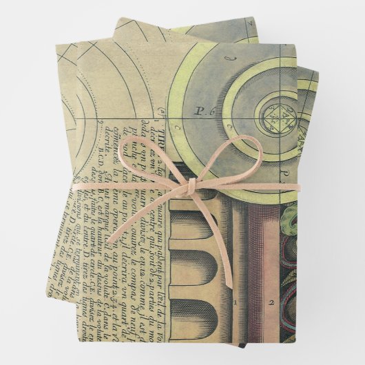  architectuur; Kapitaalvolume van Vignola Inpakpapier Vel (In situ)