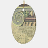  architectuur; Kapitaalvolume van Vignola Keramisch Ornament (Links)