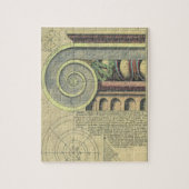 architectuur; Kapitaalvolume van Vignola Legpuzzel (Verticaal)