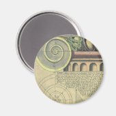 architectuur; Kapitaalvolume van Vignola Magneet (Voorkant / Achterkant)