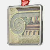  architectuur; Kapitaalvolume van Vignola Metalen Ornament (Links)