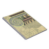  architectuur; Kapitaalvolume van Vignola Notitieboek (Rechterzijde)