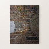 Architectuur kerstvibes legpuzzel (Verticaal)