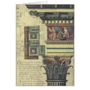  architectuur, kolom met cornice