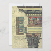 architectuur, kolom met cornice (Voorkant)