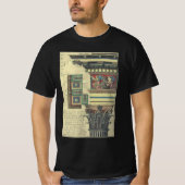 architectuur, kolom met cornice t-shirt (Voorkant)