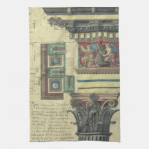  architectuur, kolom met cornice