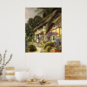 architectuur, landhuis poster (Keuken)