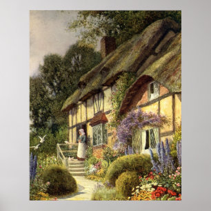 architectuur, landhuis poster