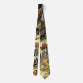  architectuur, landhuis stropdas (Achterkant)