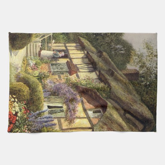  architectuur, landhuis theedoek (Horizontaal)