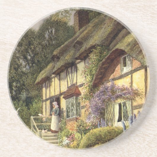  architectuur, landhuis zandsteen onderzetter (Voorkant)