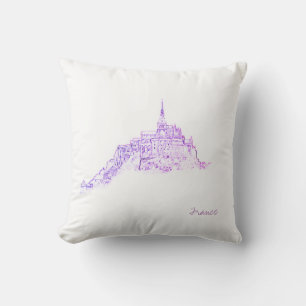 Architectuur Le Mont Saint Michel France Kussen