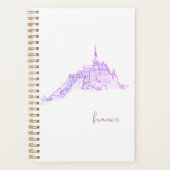 Architectuur Le Mont Saint Michel France Planner (Voorkant)