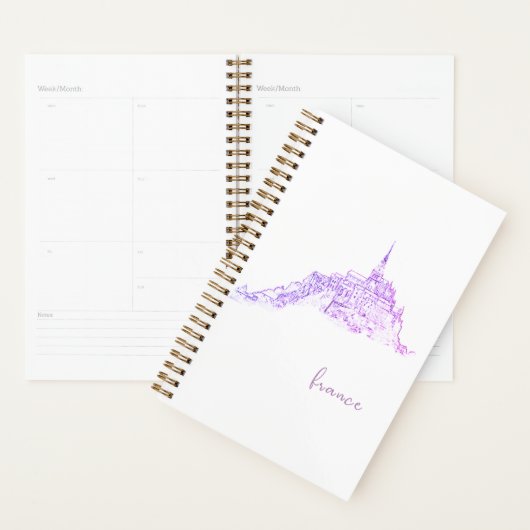 Architectuur Le Mont Saint Michel France Planner (Display)