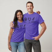 Architectuur Liefde retro T-shirt (Unisex)