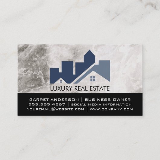 Architectuur Logo vastgoed Visitekaartje (Voorkant)