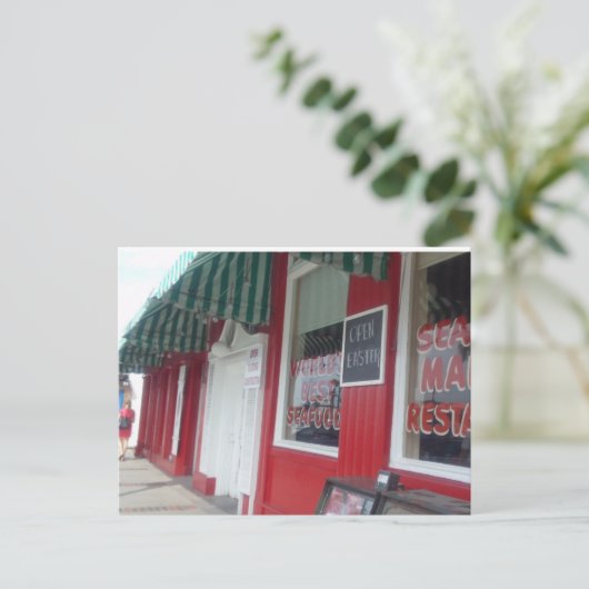 Architectuur met Retrostijl Briefkaart (Staand voorkant)