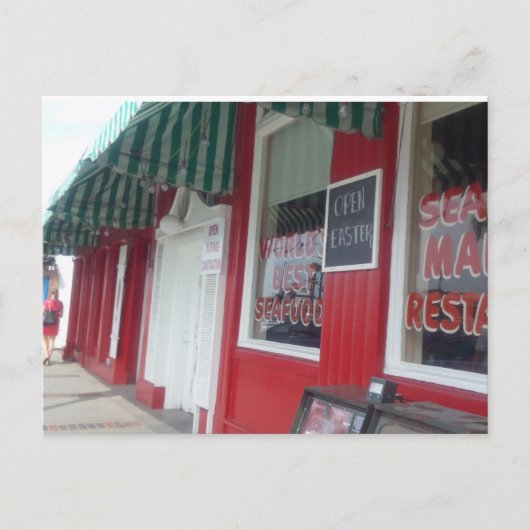 Architectuur met Retrostijl Briefkaart (Voorkant)