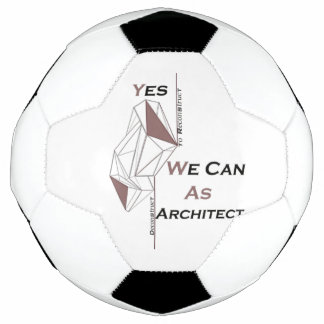 Architectuur, modern design, geometrische kunst, z voetbal