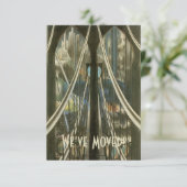 Architectuur NYC Brug, Verandering van Adres Aankondiging (Staand voorkant)