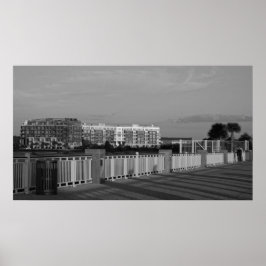 Architectuur op de Ravenel Bridge Poster