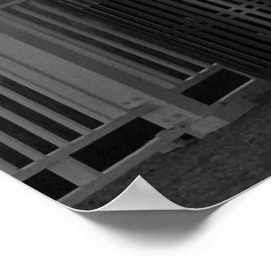 Architectuur op de Ravenel Bridge Poster (Hoek)