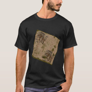 Architectuur op een achtergrond t-shirt
